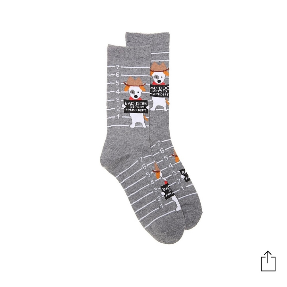 K.Bell Bad Dog woman crew socks